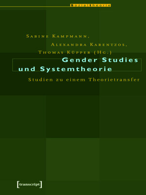cover image of Gender Studies und Systemtheorie